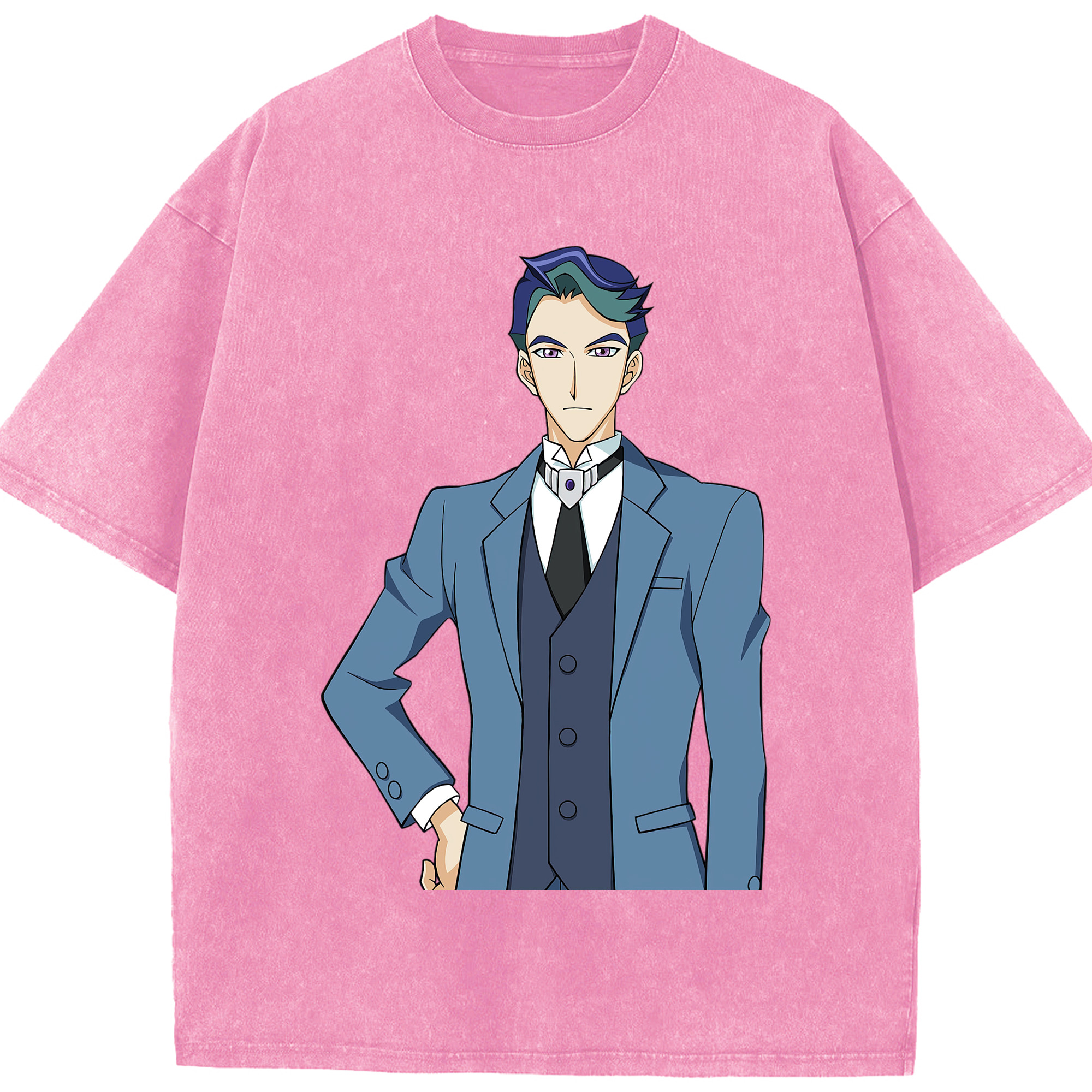 （画像用） 遊☆戯☆王 Yu-Gi-Oh! 綿100% ヴィンテージ風 半袖Tシャツ（フロントプリント）